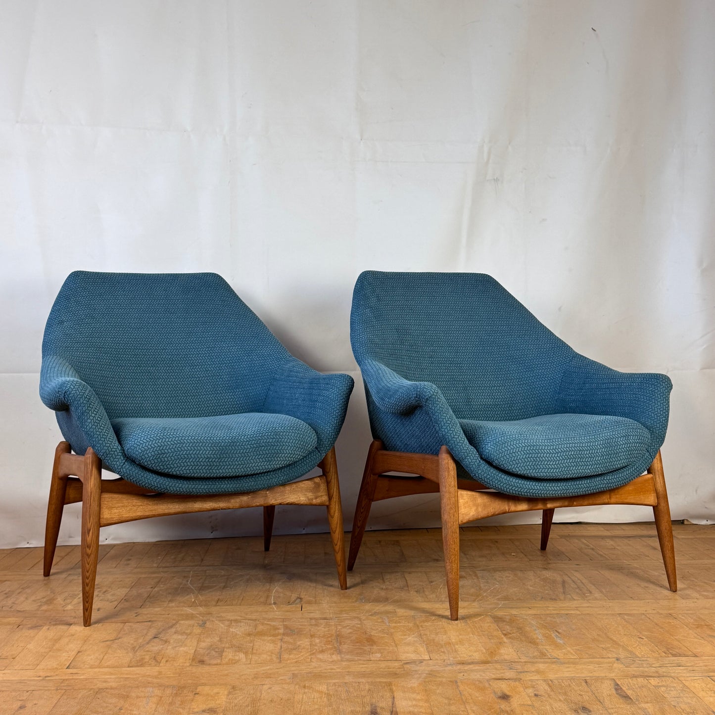 Pair of Hungarian Júlia Gaubek chairs 1960s