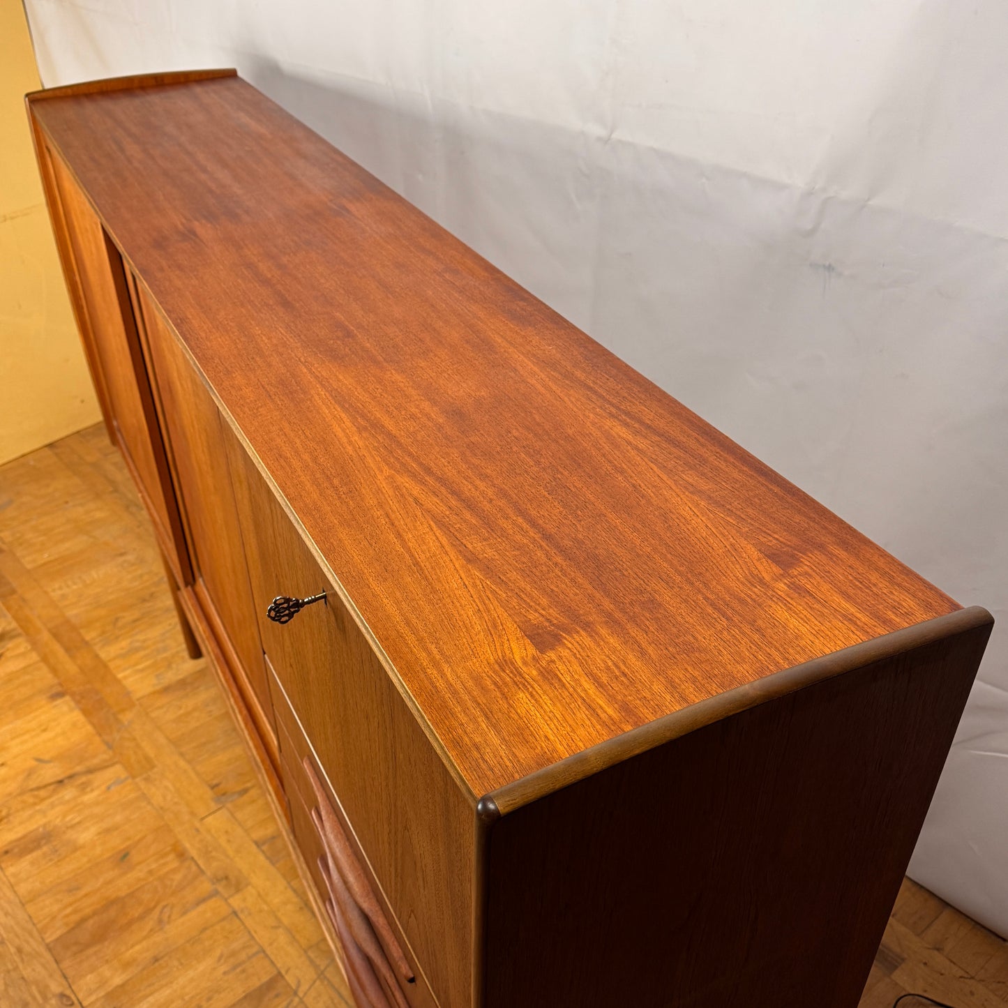 Danish teak highboard 1960s