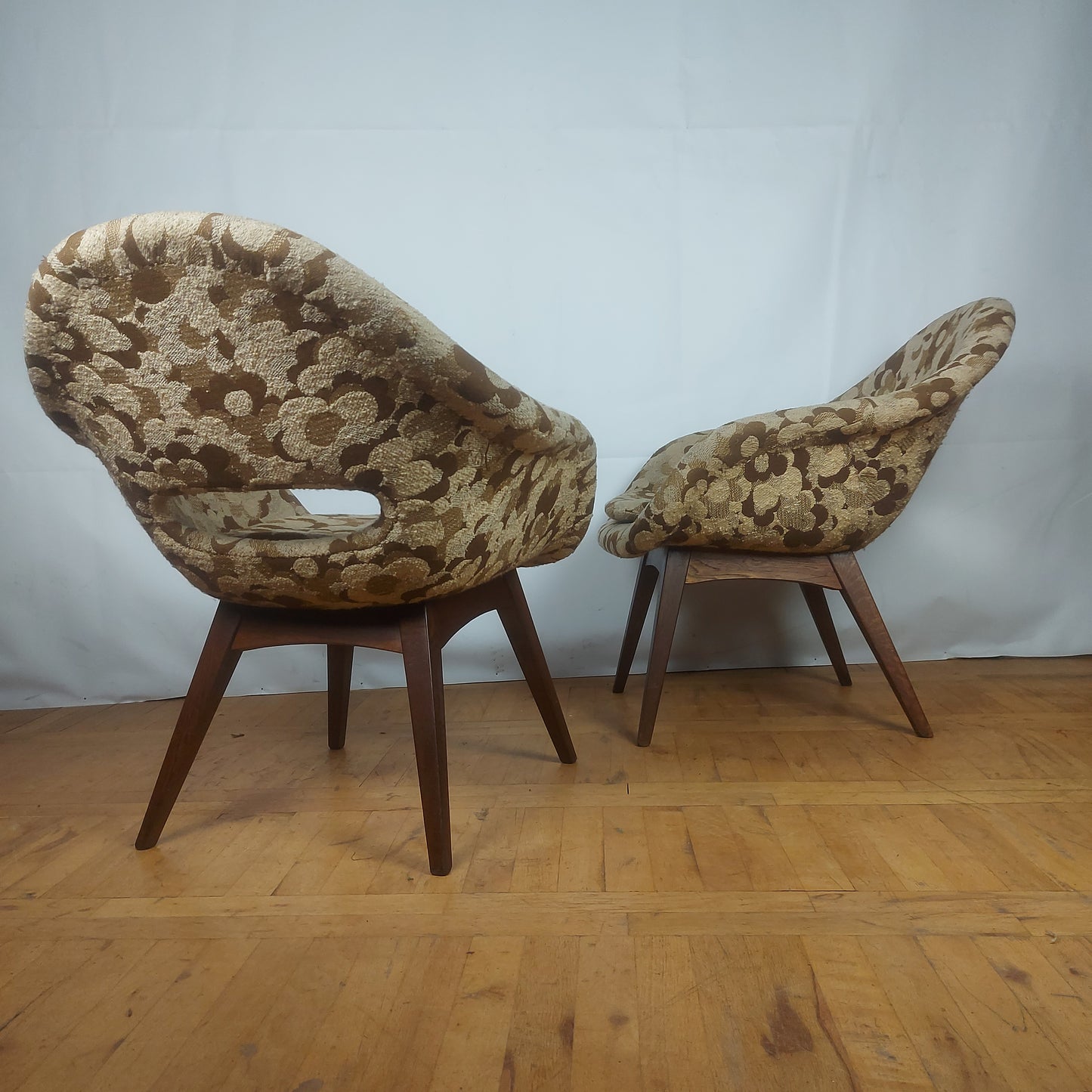 Pair of Miroslav Navratil style armchair 1960s
