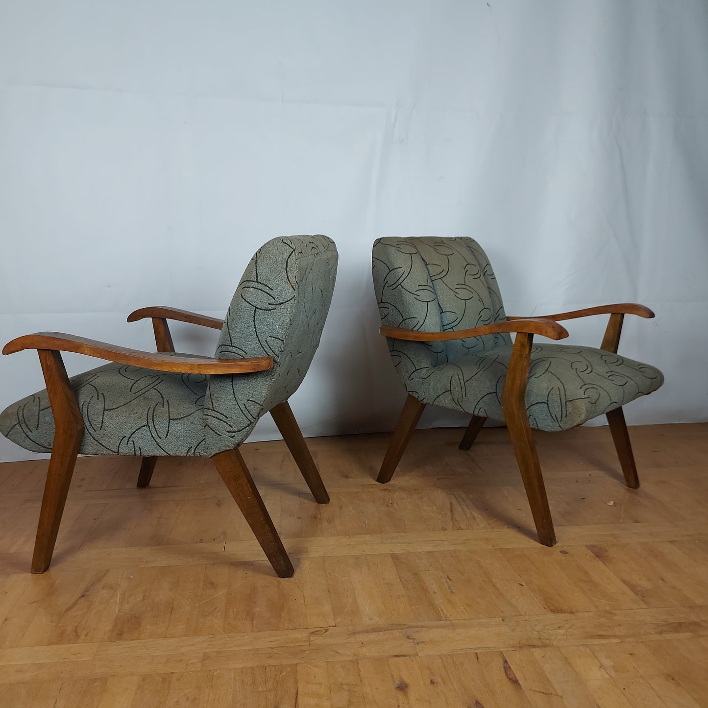 Pair of retro armchairs 1960s