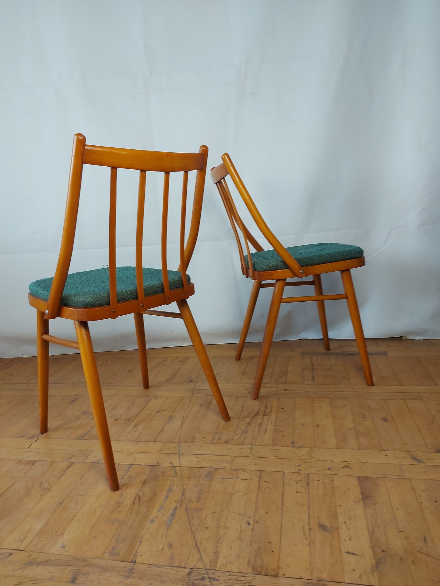 Set of 4 Czechoslovakian MIER dining chair 1960s