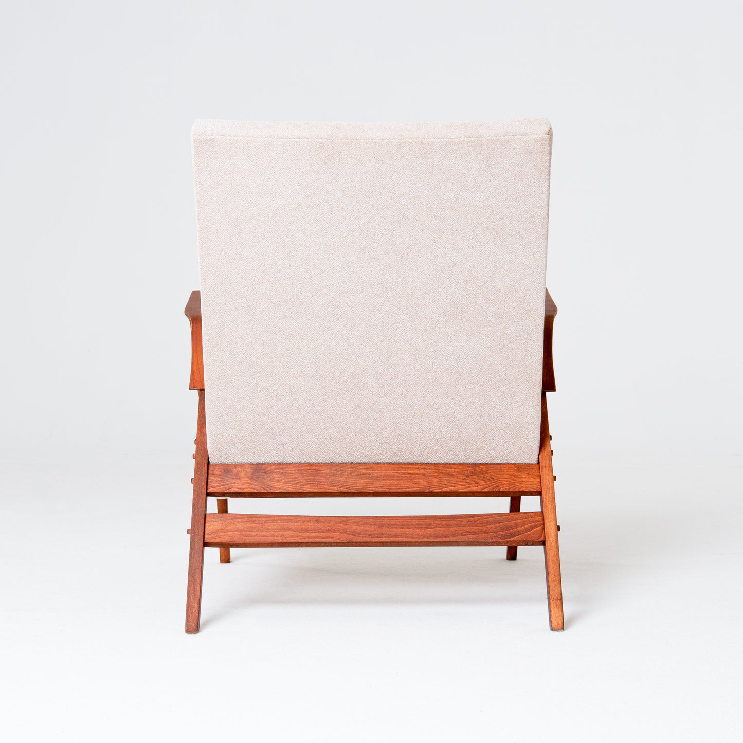 Pair of Frantisek Jirak armchairs with ottoman for Tatra Nabytok 1960s