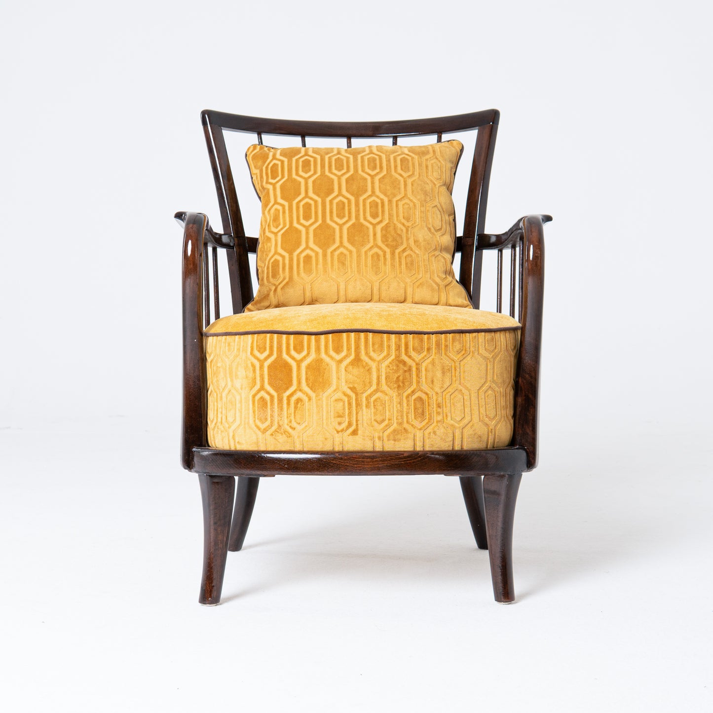 Pair of Hungarian art-deco armchairs 1920s