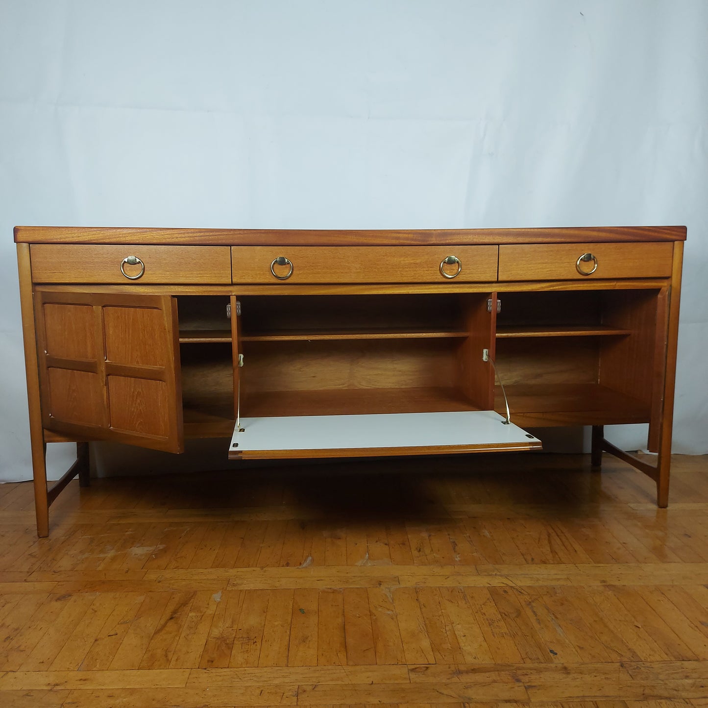 British teak Nathan "Squares" sideboard 1960s