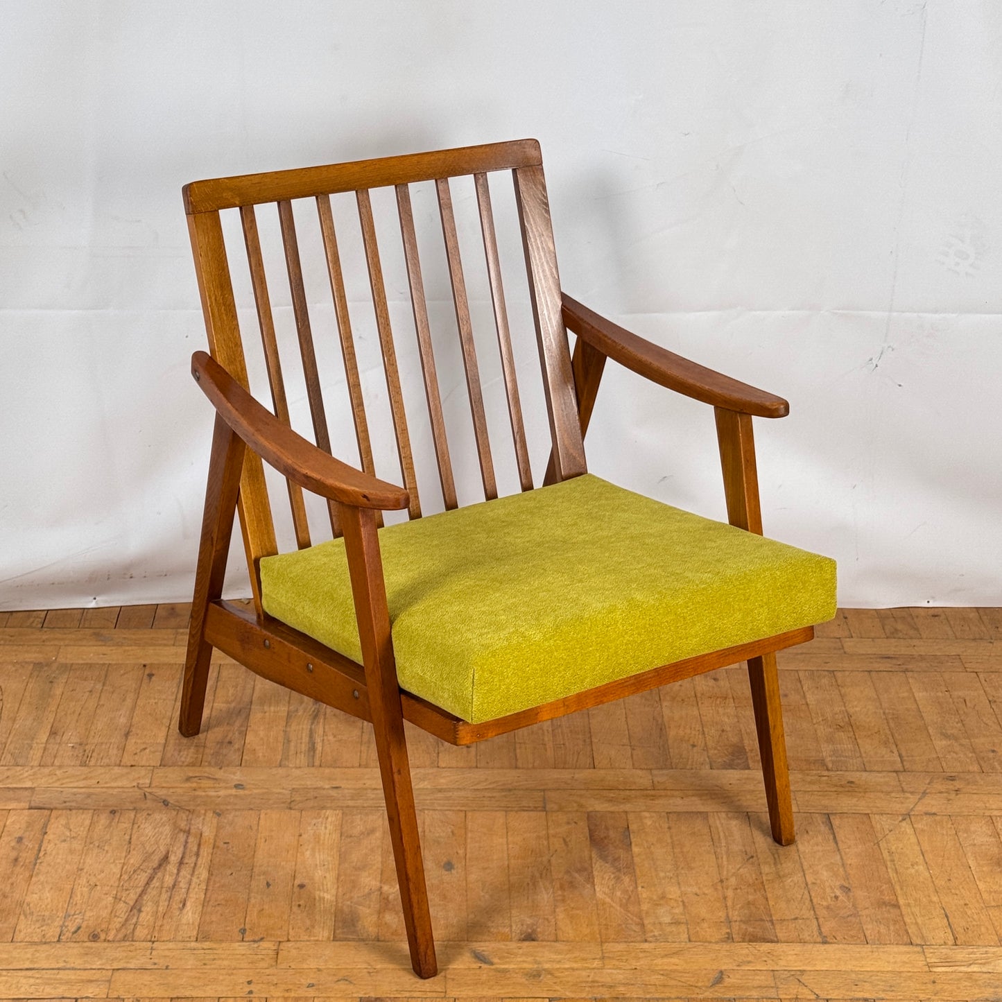Pair of Romanian retro armchairs 1960s