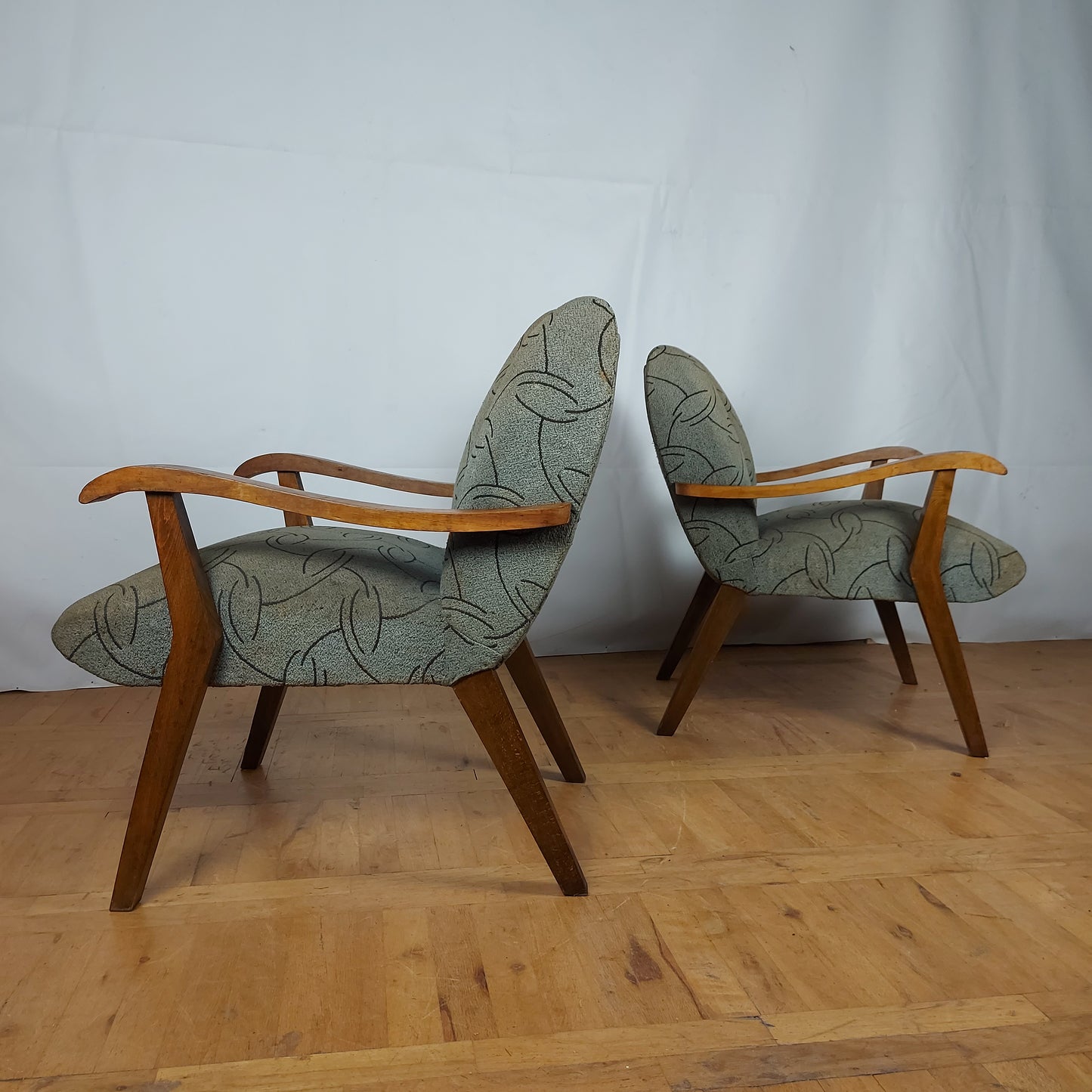 Pair of retro armchairs 1960s