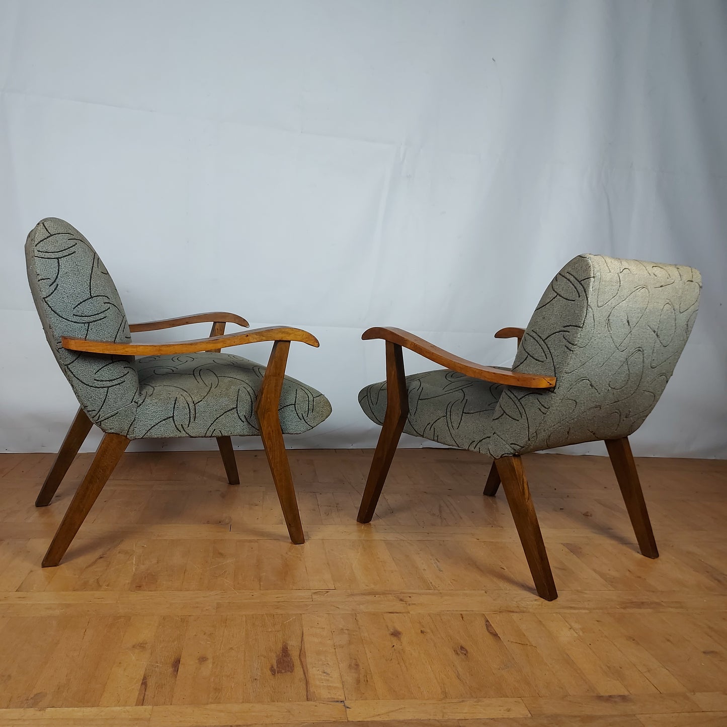 Pair of retro armchairs 1960s
