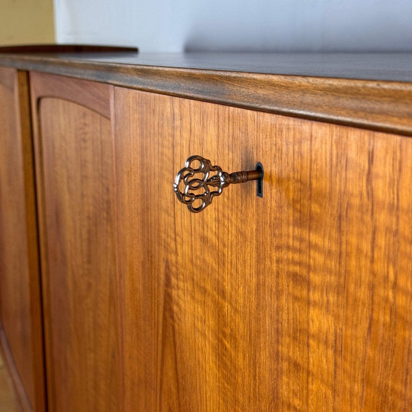 Danish teak highboard 1960s