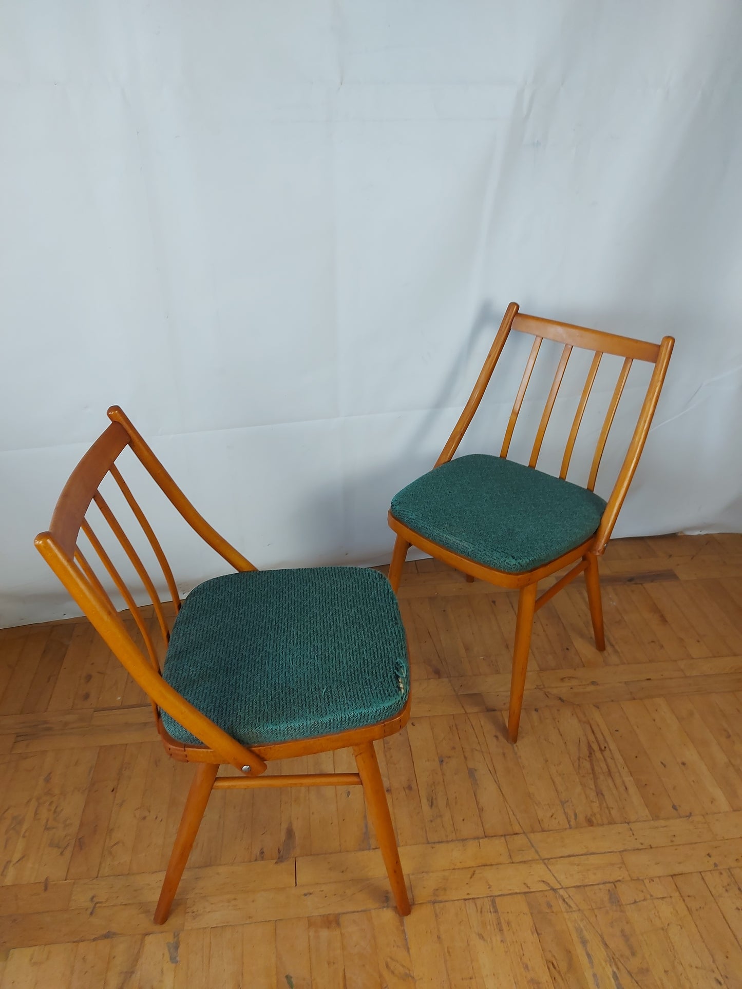 Set of 4 Czechoslovakian MIER dining chair 1960s