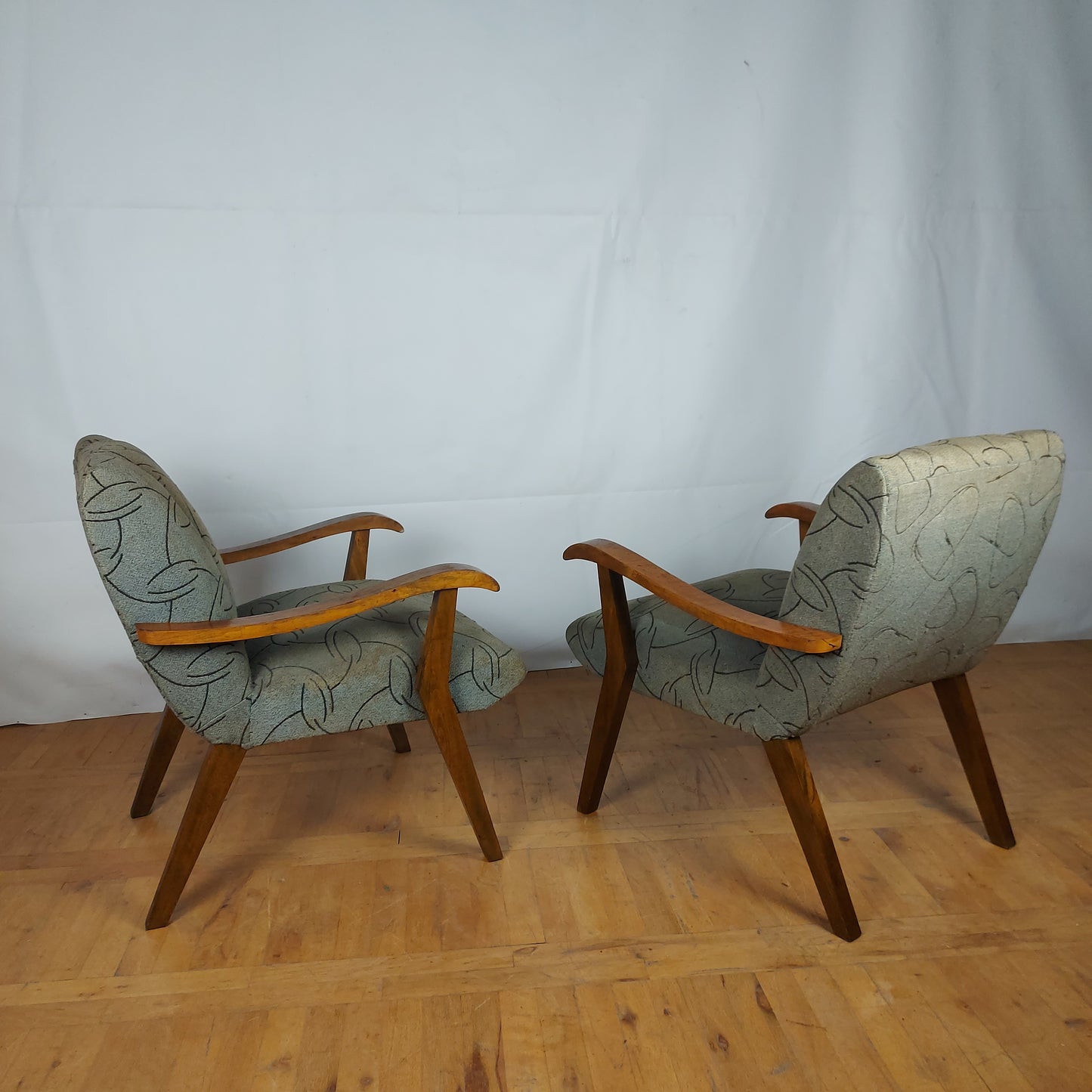 Pair of retro armchairs 1960s