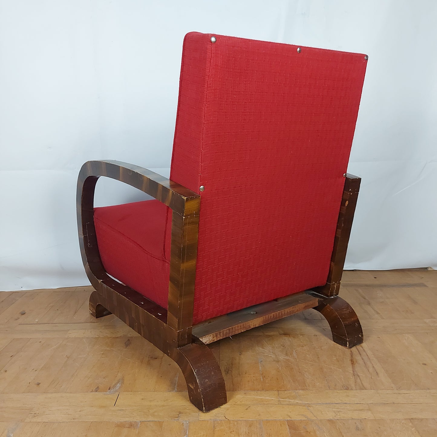 Pair of art-deco style armchairs 1960s