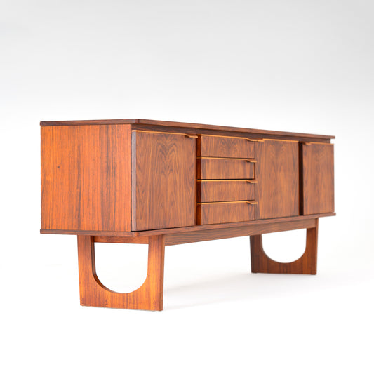 Rare palisander (rosewood) sideboard 1960s
