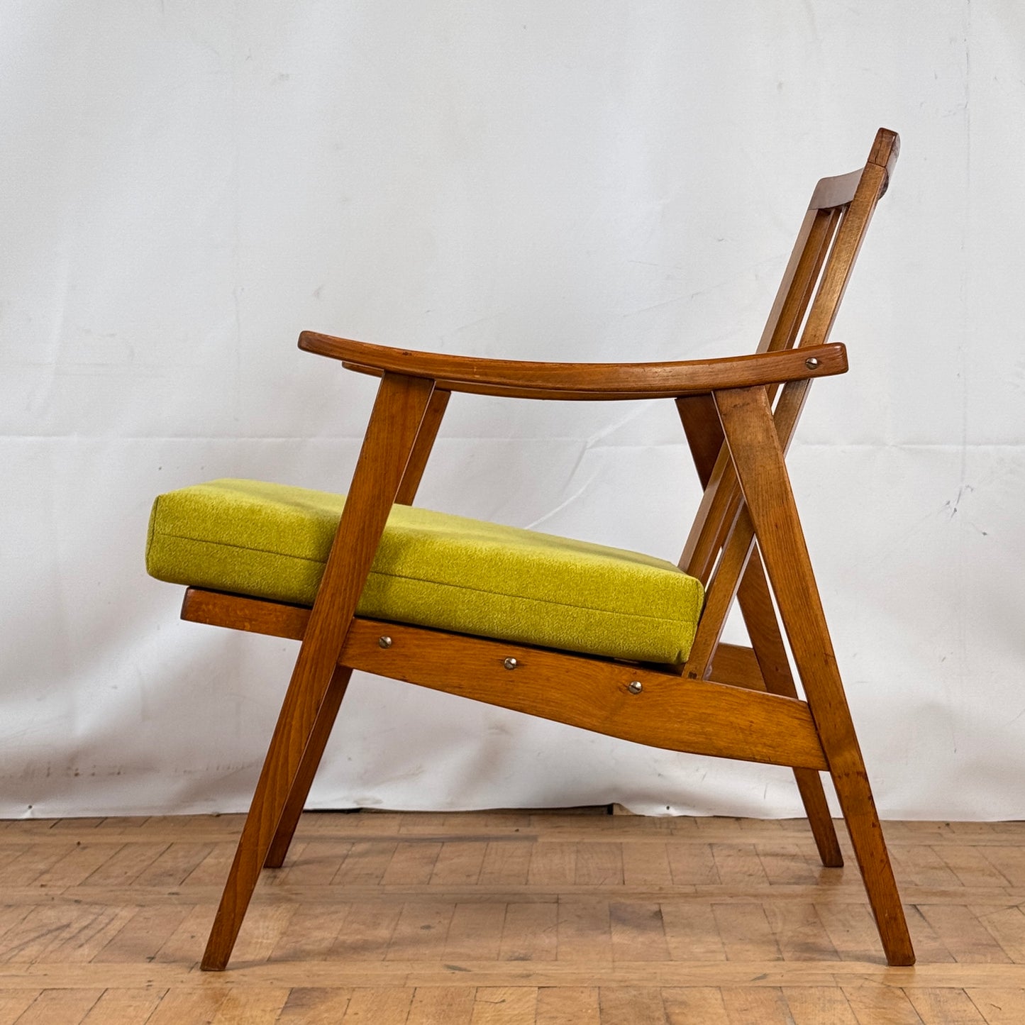 Pair of Romanian retro armchairs 1960s