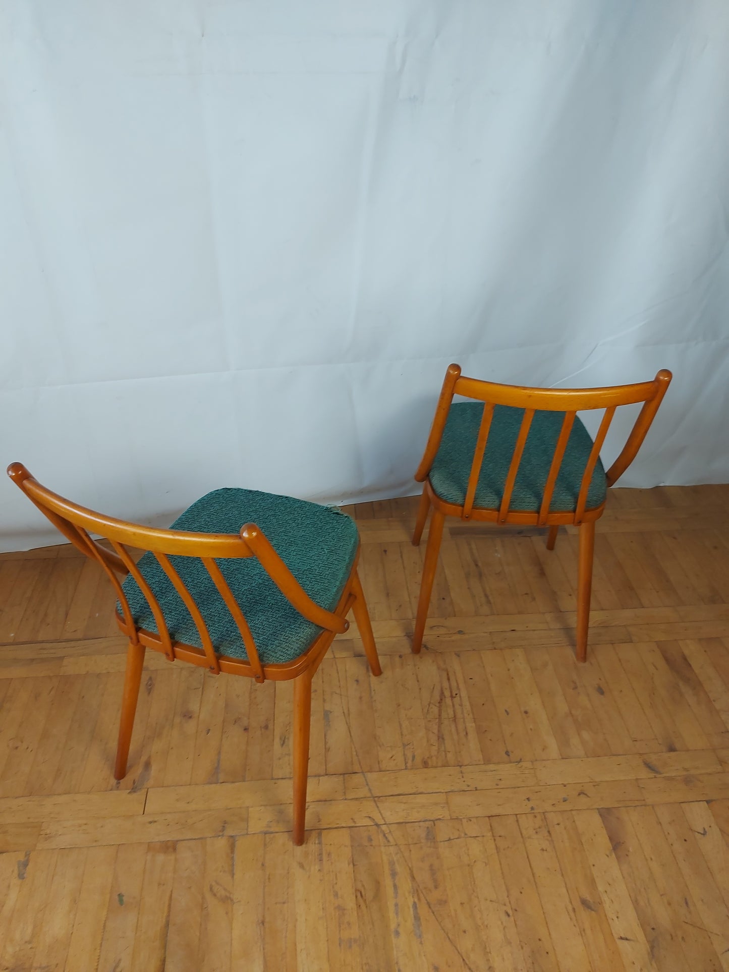 Set of 4 Czechoslovakian MIER dining chair 1960s
