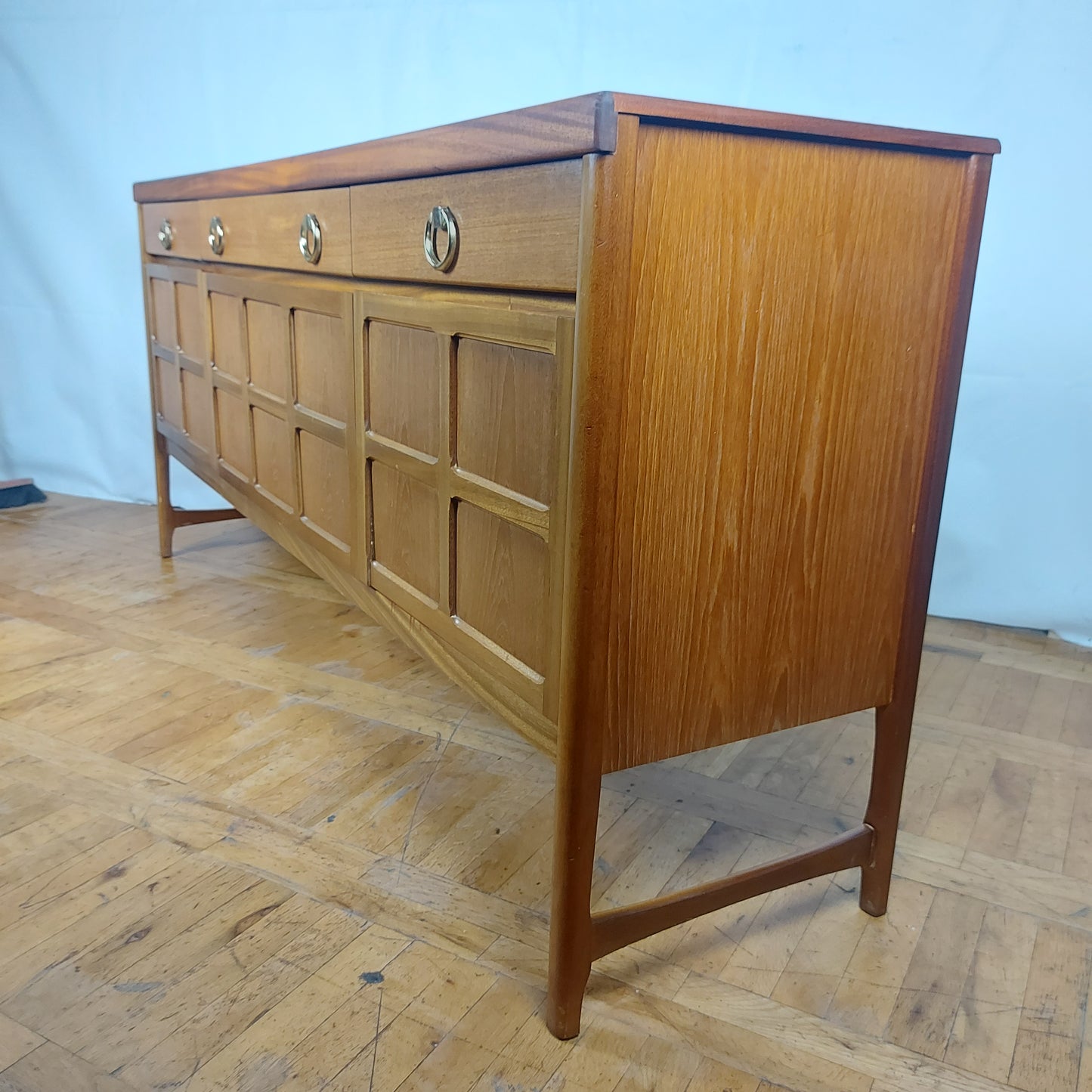 British teak Nathan "Squares" sideboard 1960s