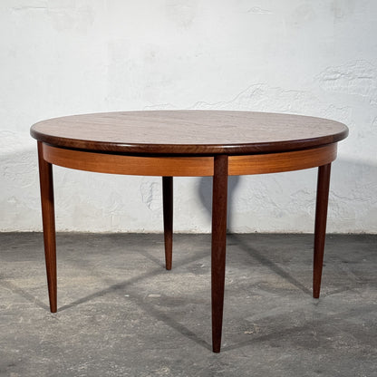 G-Plan Round Extendable Teak Dining Table, 1960s