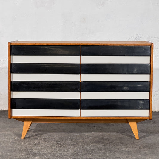 Pair of Jiří Jiroutek U-453 and U-458 Sideboards for Interier Praha, 1960s