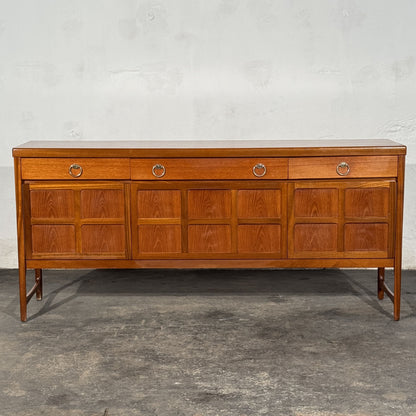 Nathan "Squares" Teak Sideboard, British, 1960s