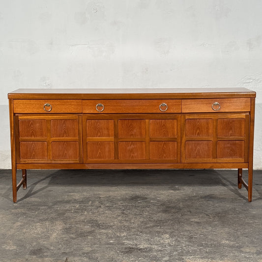 Nathan "Squares" Teak Sideboard, British, 1960s