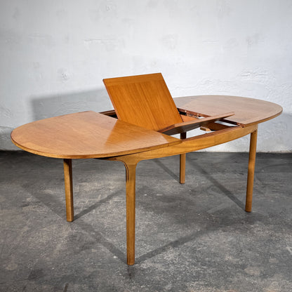 Nathan Extendable Oval Dining Table, 1960s