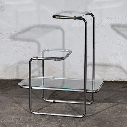 Bauhaus Chrome-Plated B 136 Flower Stand, Attributed to Emile Guillot for Thonet, 1930s