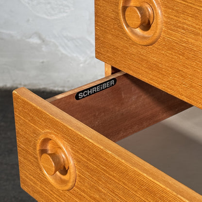 Schreiber Teak Chest of Drawers, 1970s