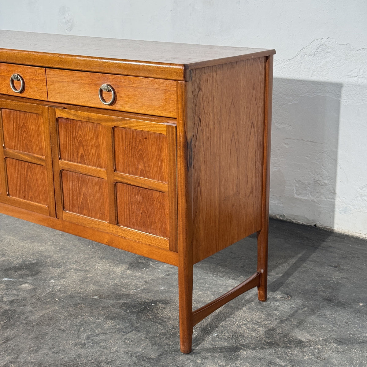 Nathan "Squares" Teak Sideboard, British, 1960s