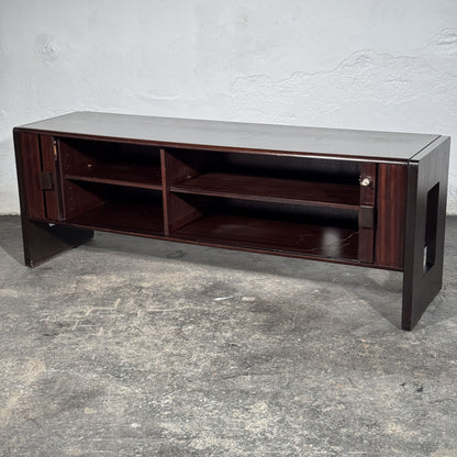 Sculptural Sliding-Door Sideboard / TV Stand, 1990s
