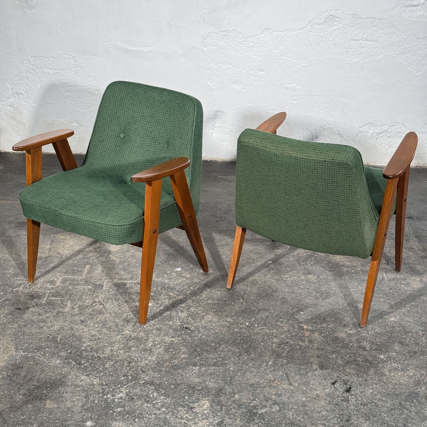 Chierowski Type 366 Lounge Chairs, Pair, 1960s