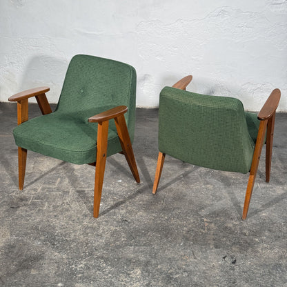 Chierowski Type 366 Lounge Chairs, Pair, 1960s
