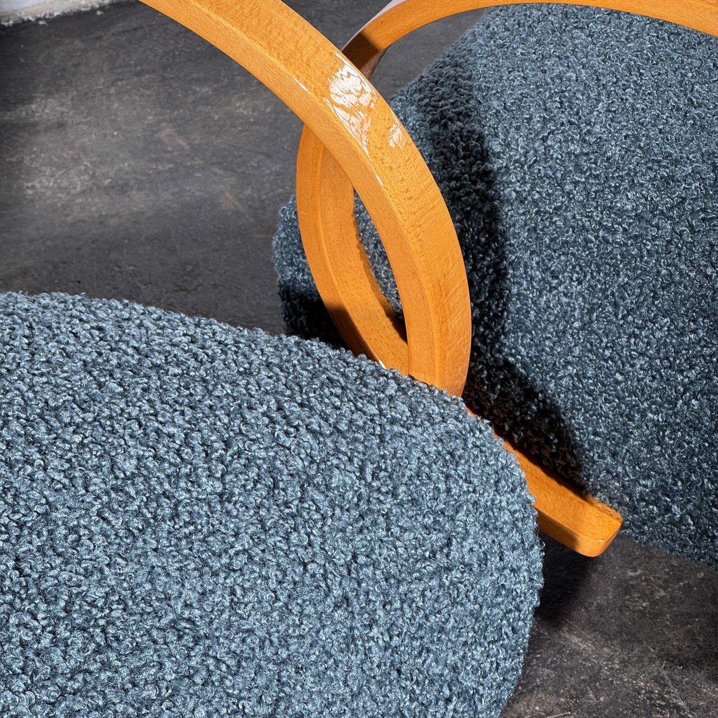 Pair of Jindřich Halabala H-410 Armchairs by UP Závody, 1930s