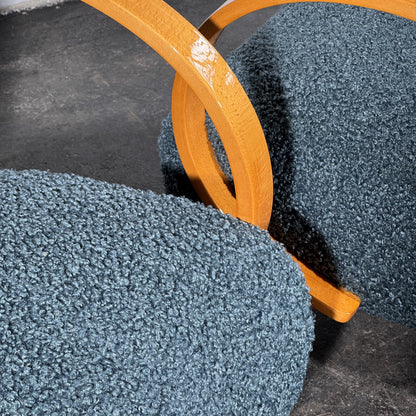 Pair of Jindřich Halabala H-410 Armchairs by UP Závody, 1930s