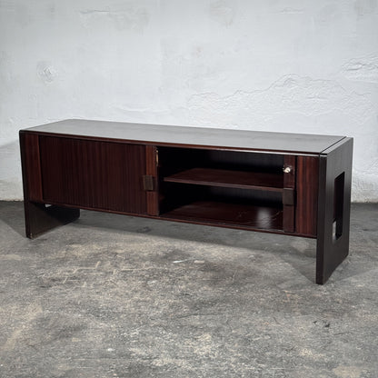Sculptural Sliding-Door Sideboard / TV Stand, 1990s