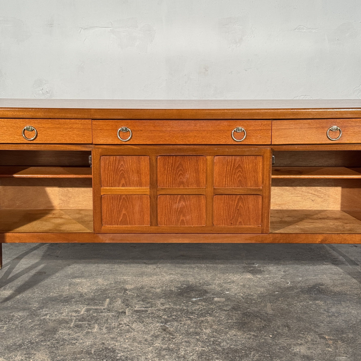 Nathan "Squares" Teak Sideboard, British, 1960s