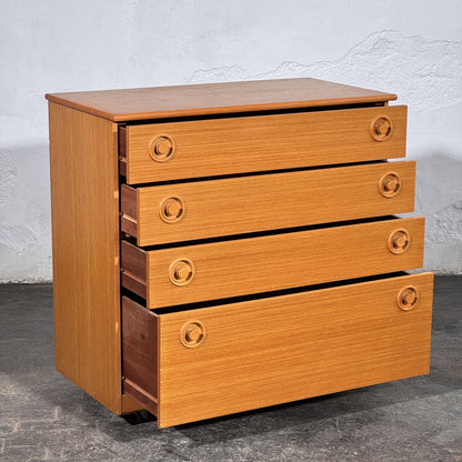 Schreiber Teak Chest of Drawers, 1970s