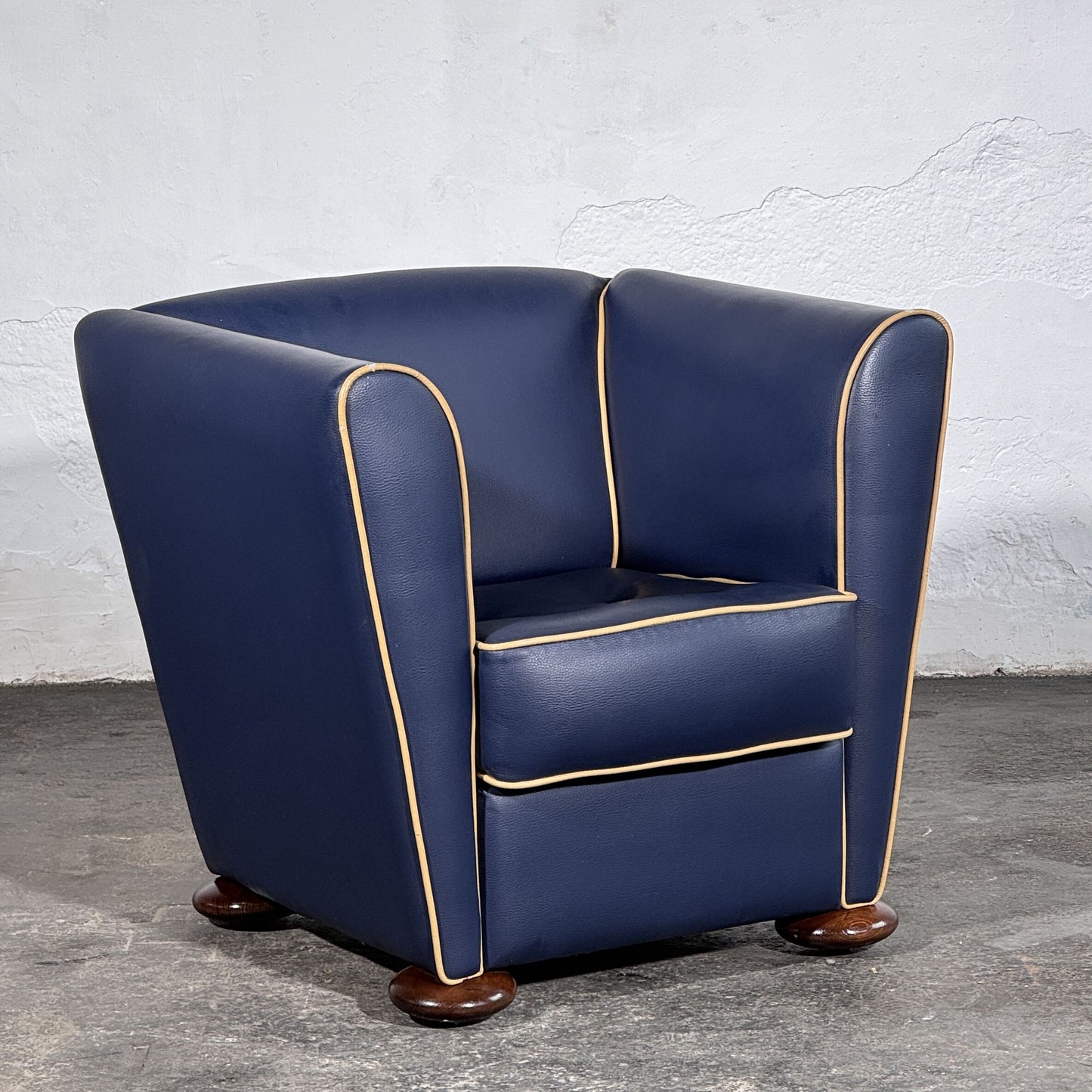 Zelda Faux Leather Club Chairs by Peter Maly for Cor, 1980s