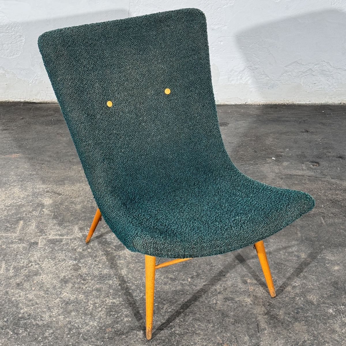 Pair of Lounge Chairs Attributed to Miroslav Navrátil for Český Nábytek, 1959