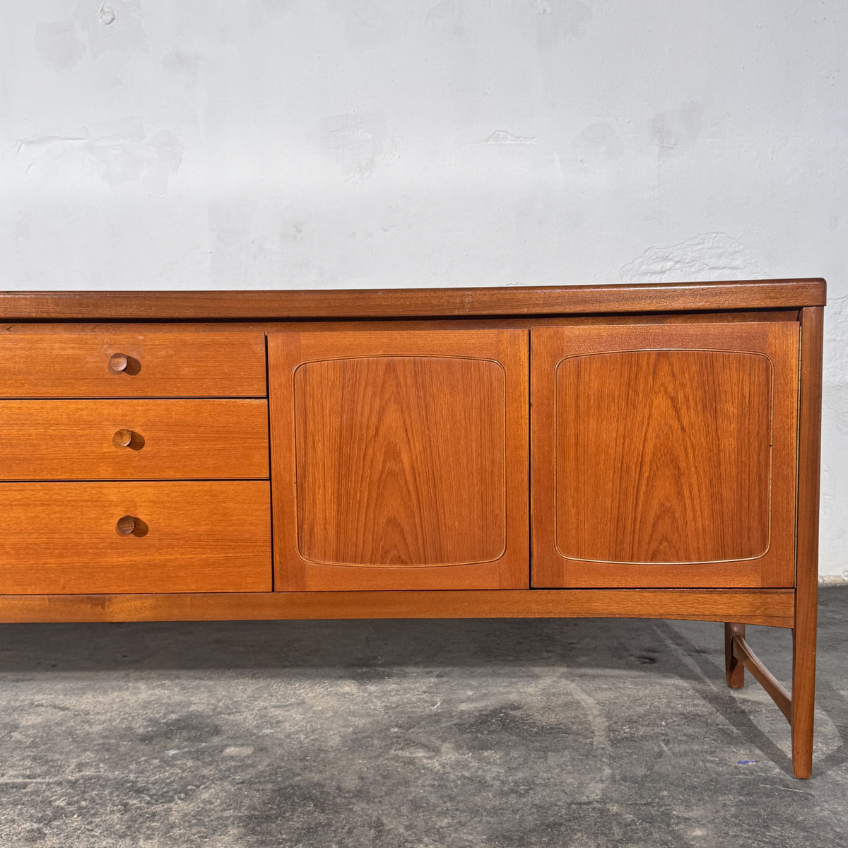 British Teak Sideboard, Attributed to Nathan, 1960s