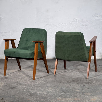 Chierowski Type 366 Lounge Chairs, Pair, 1960s