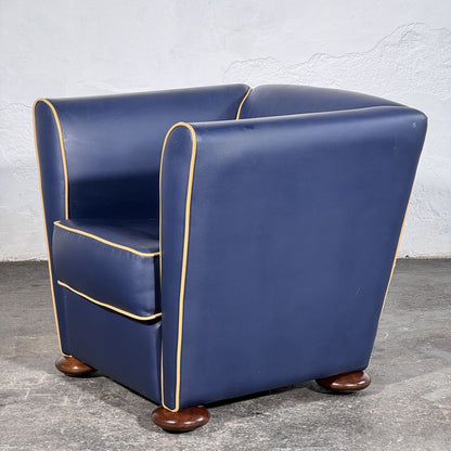 Zelda Faux Leather Club Chairs by Peter Maly for Cor, 1980s