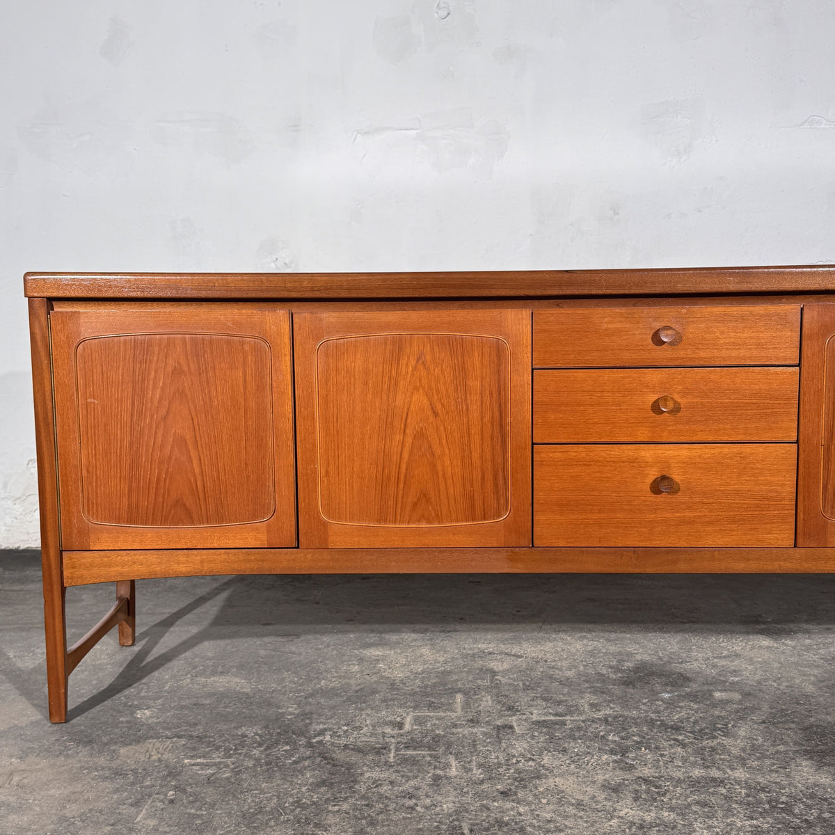 British Teak Sideboard, Attributed to Nathan, 1960s