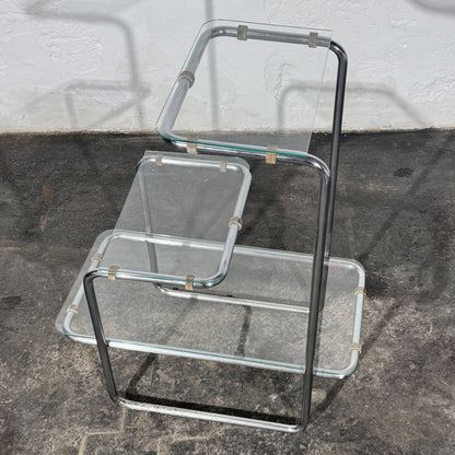 Bauhaus Chrome-Plated B 136 Flower Stand, Attributed to Emile Guillot for Thonet, 1930s