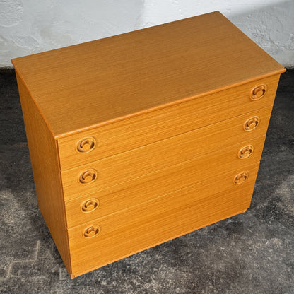 Schreiber Teak Chest of Drawers, 1970s
