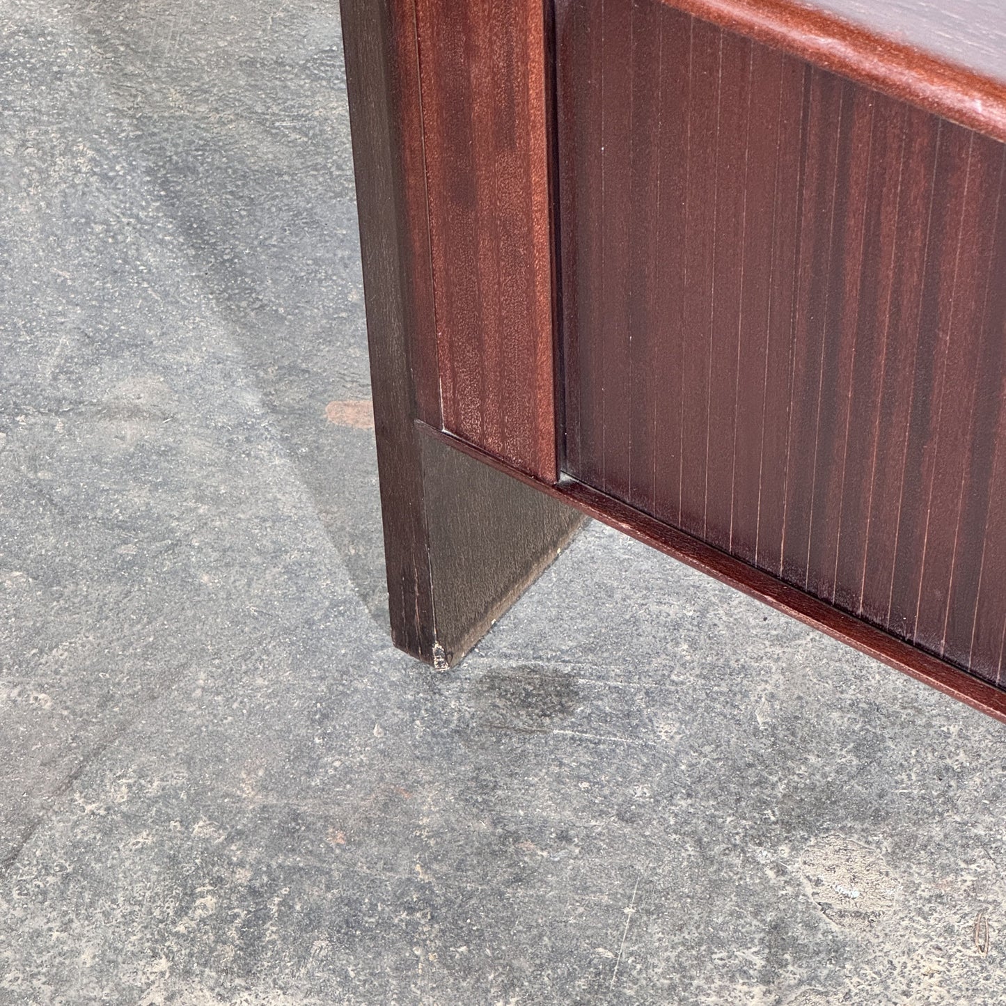 Sculptural Sliding-Door Sideboard / TV Stand, 1990s