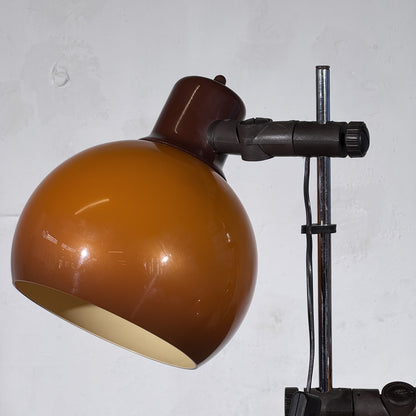 Two-Arm Mushroom Shade Floor Lamp by Szarvasi, 1960s