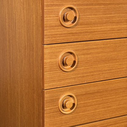 Schreiber Teak Chest of Drawers, 1970s