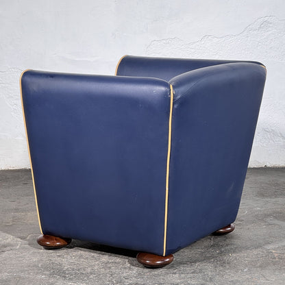Zelda Faux Leather Club Chairs by Peter Maly for Cor, 1980s