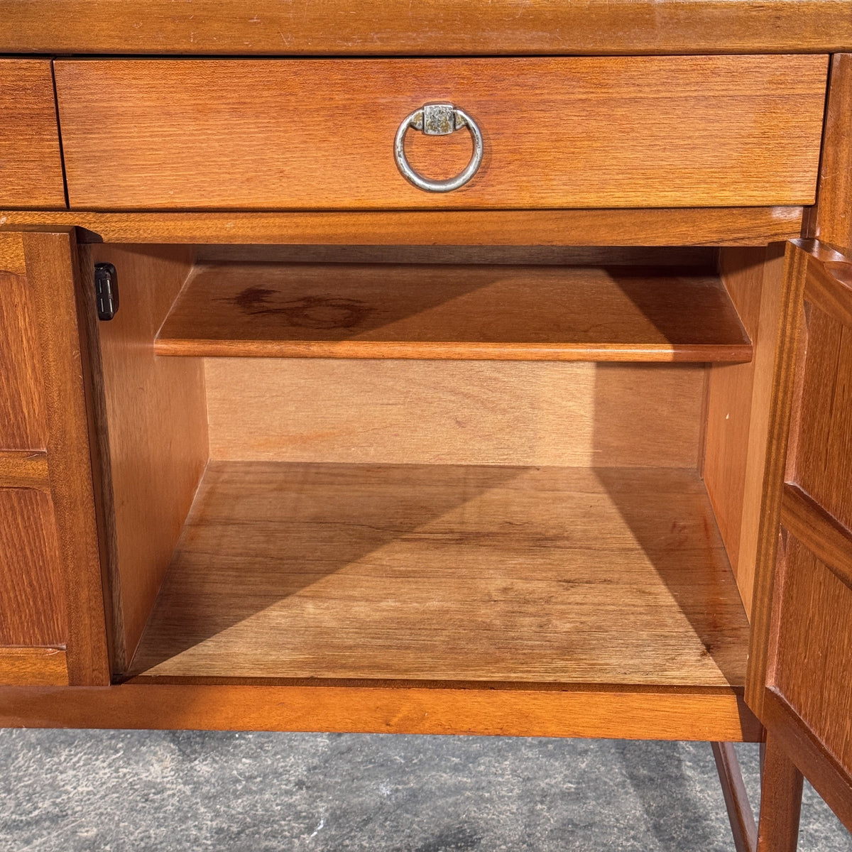 Nathan "Squares" Teak Sideboard, British, 1960s