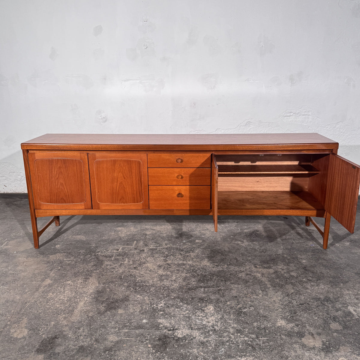 British Teak Sideboard, Attributed to Nathan, 1960s
