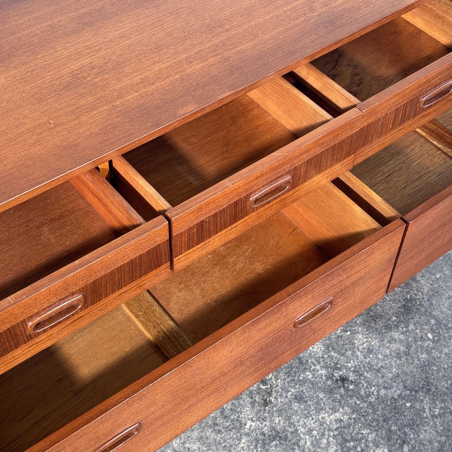 British Teak Sideboard, 1960s